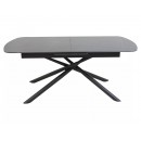 Стол обеденный SIGNAL VECTOR Ceramic черный/черный 180-220/90